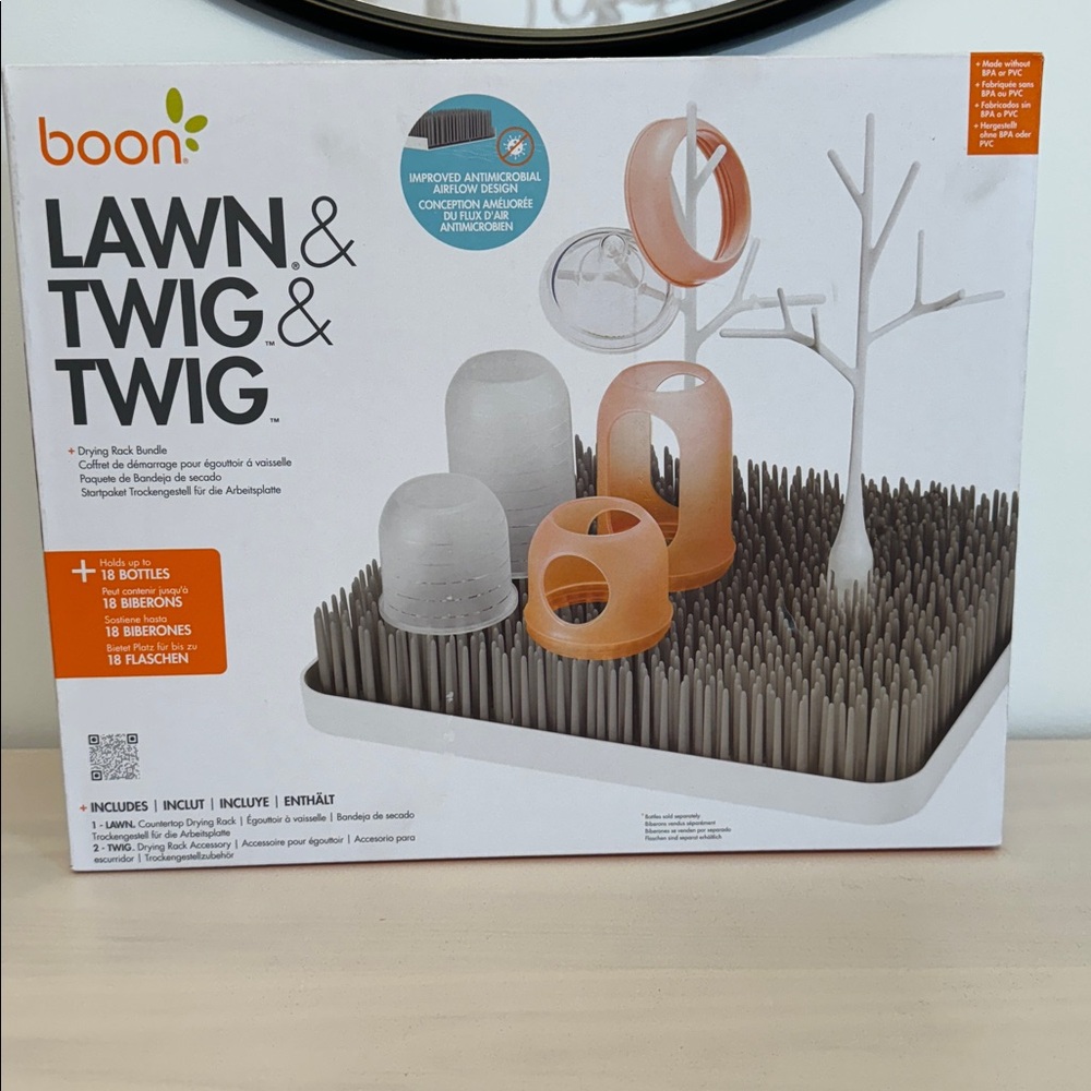 Boon Lawn Drying Rack with 2 Twig Accessories - Picture 3 of 6